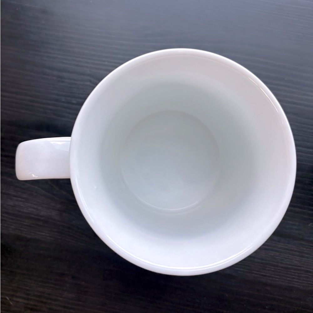 Crate&Barrel Red and White Bow Mug - Picture 4 of 4